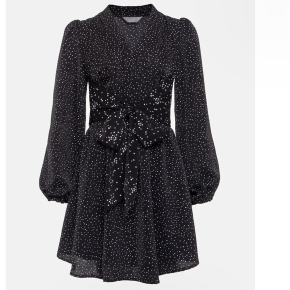 Lichi Bow Detail Polka Dot Mini Dress - Picture 3 of 8